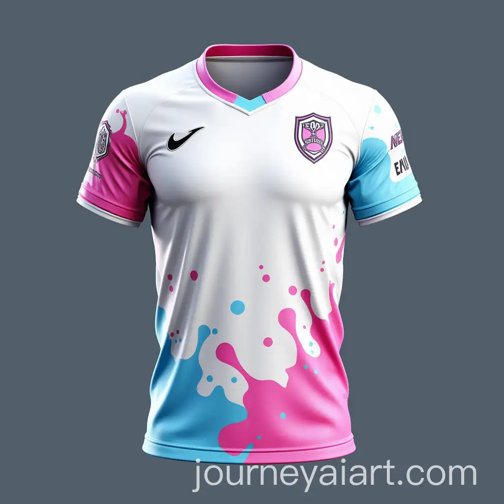 Creative-Esports-Jersey-Design-with-White-Base-and-Colorful-Paint-Splashes