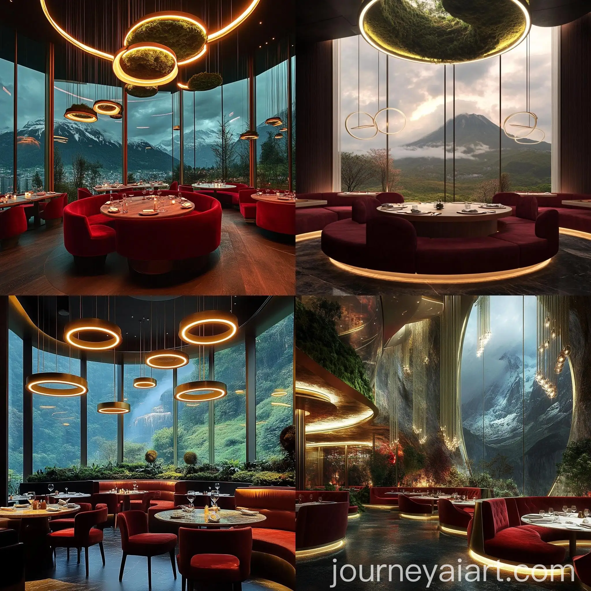 Luxurious-NeoCosmic-Restaurant-with-Mountain-View
