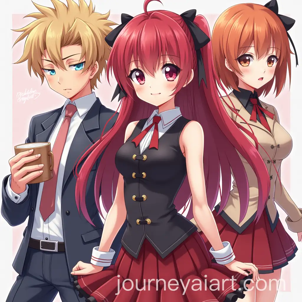 AnimeStyle-High-School-DxD-Character-Design-with-Dynamic-Action