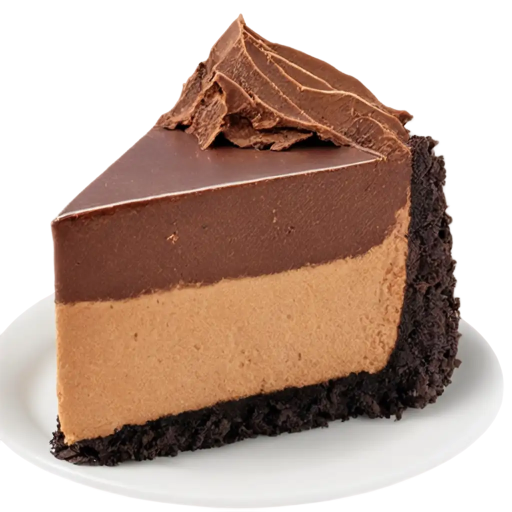 Delicious-Chocolate-Cheesecake-PNG-Image-Perfect-for-FoodRelated-Projects