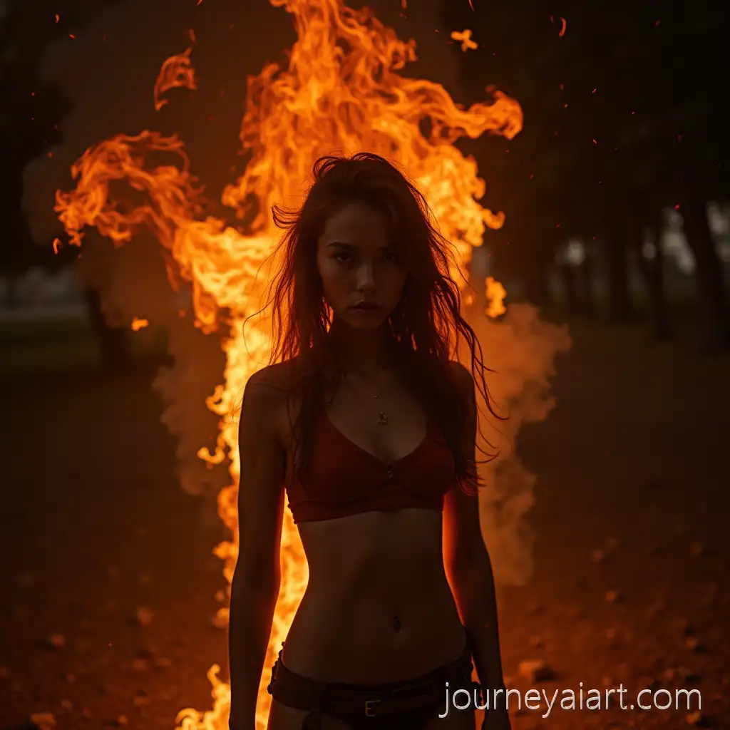 Fire-Girl-Kelly-with-Fiery-Powers-in-Action