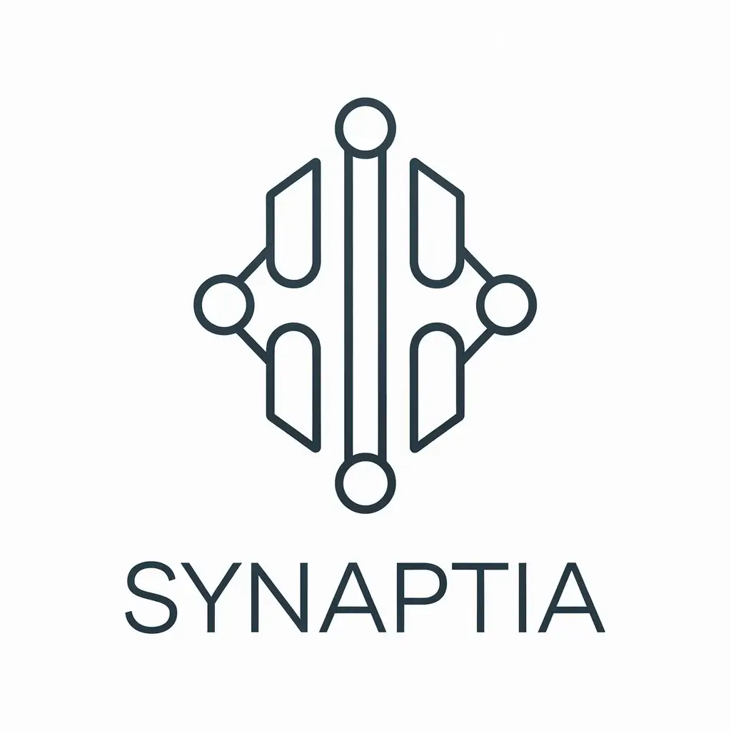 LOGO Design for Synaptia Artificial Intelligence Union Symbol in Technology Industry