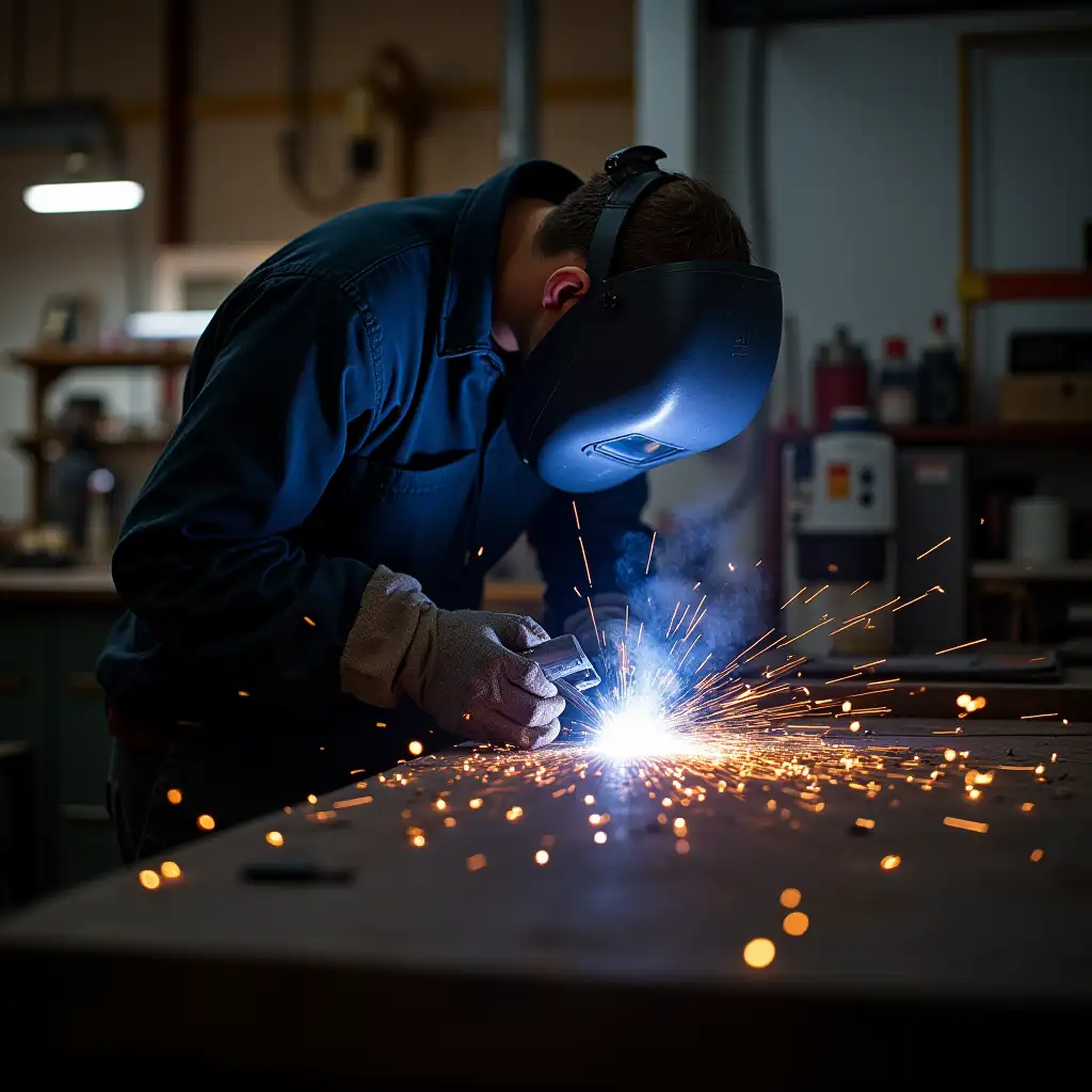 Welder method fcaw