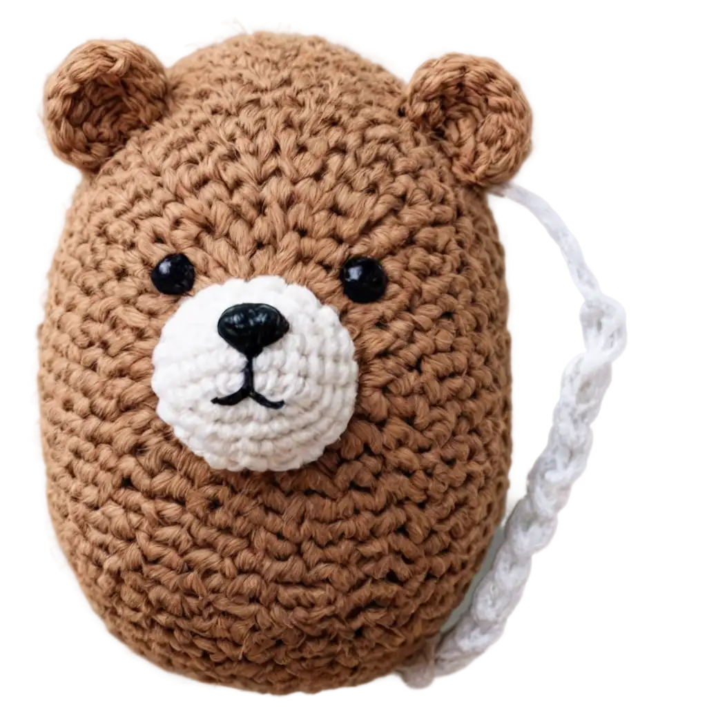 Crochet-Tebby-Bear-Earpods-Case-PNG-Image-Unique-and-Detailed-Design-for-Digital-Use