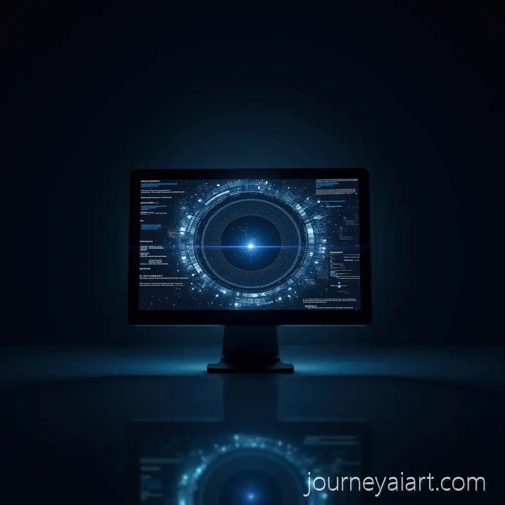 Futuristic-Technology-Logotype-with-Programming-Symbols-and-Glowing-Gradient-Effects