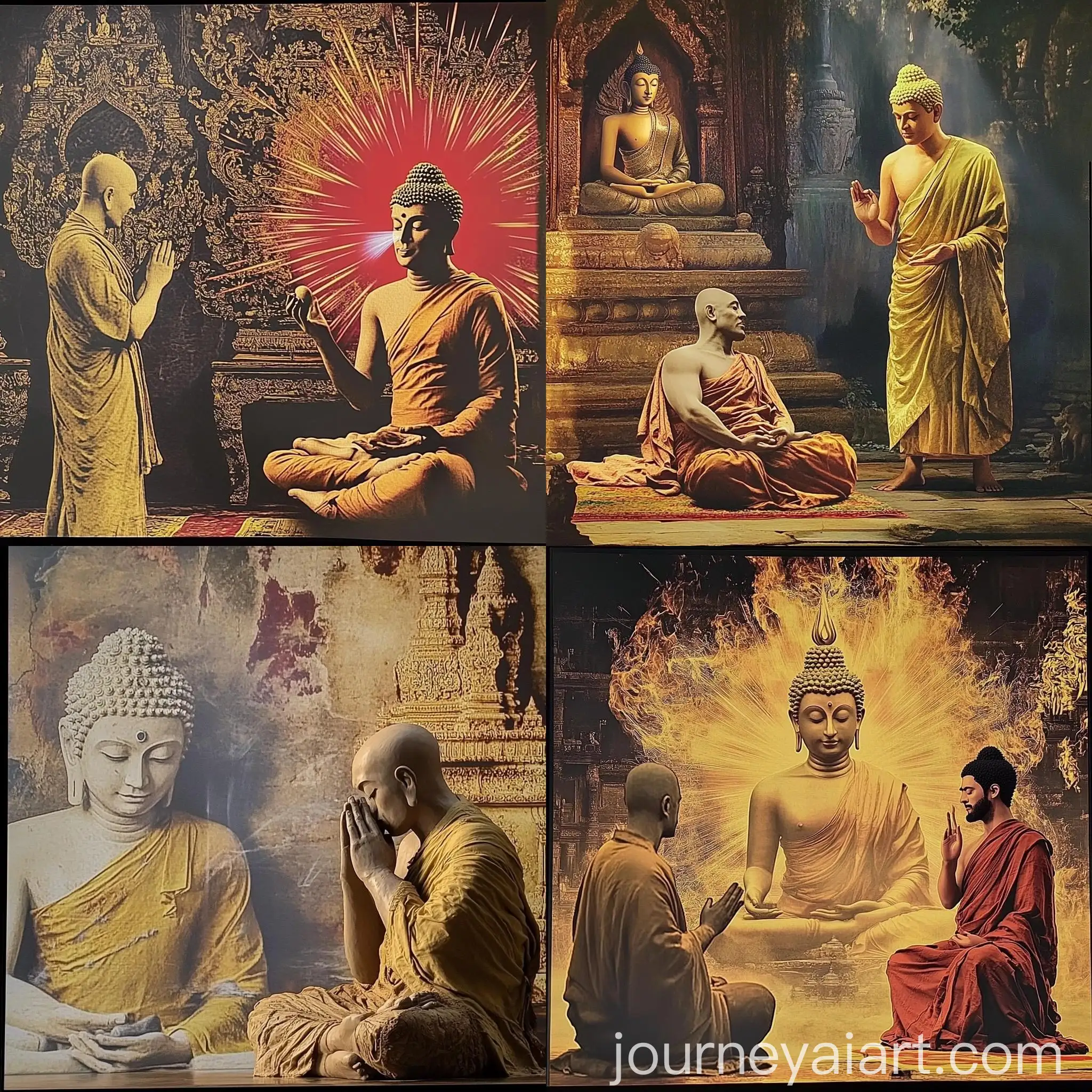 Buddha-Absorbing-Negative-Vibes-from-a-Weary-Man