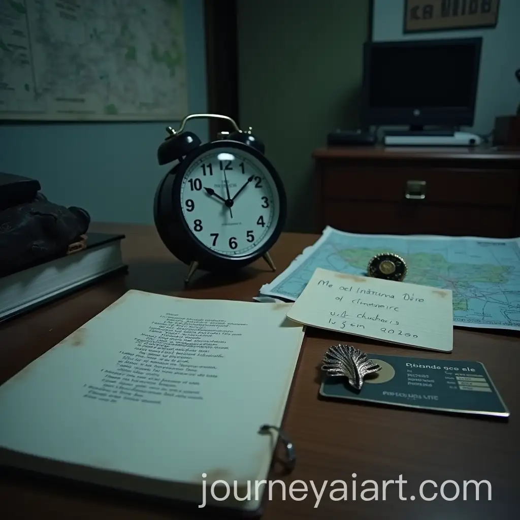 CloseUp-of-Police-Station-Table-in-So-Paulo-with-Personal-Belongings-and-Forensic-Details