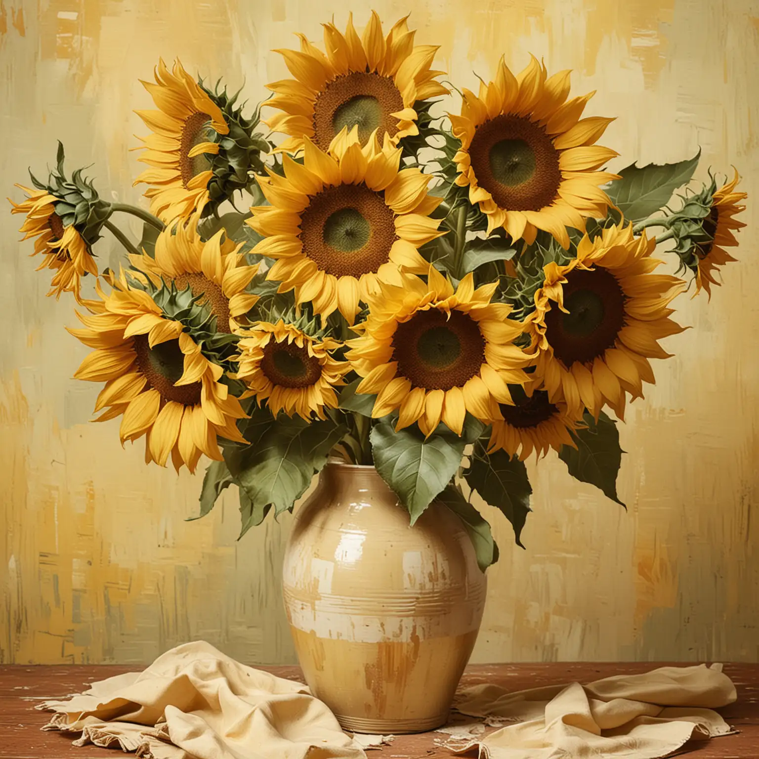 Vibrant-Sunflower-Vase-Painting-in-Van-Gogh-Style