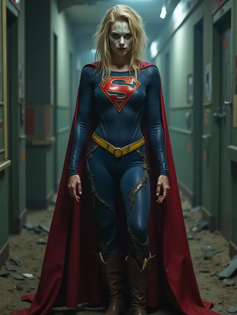 Bizarro-Supergirl-in-a-Destroyed-Laboratory-Dark-Twisted-Version-of-DC-Heroine