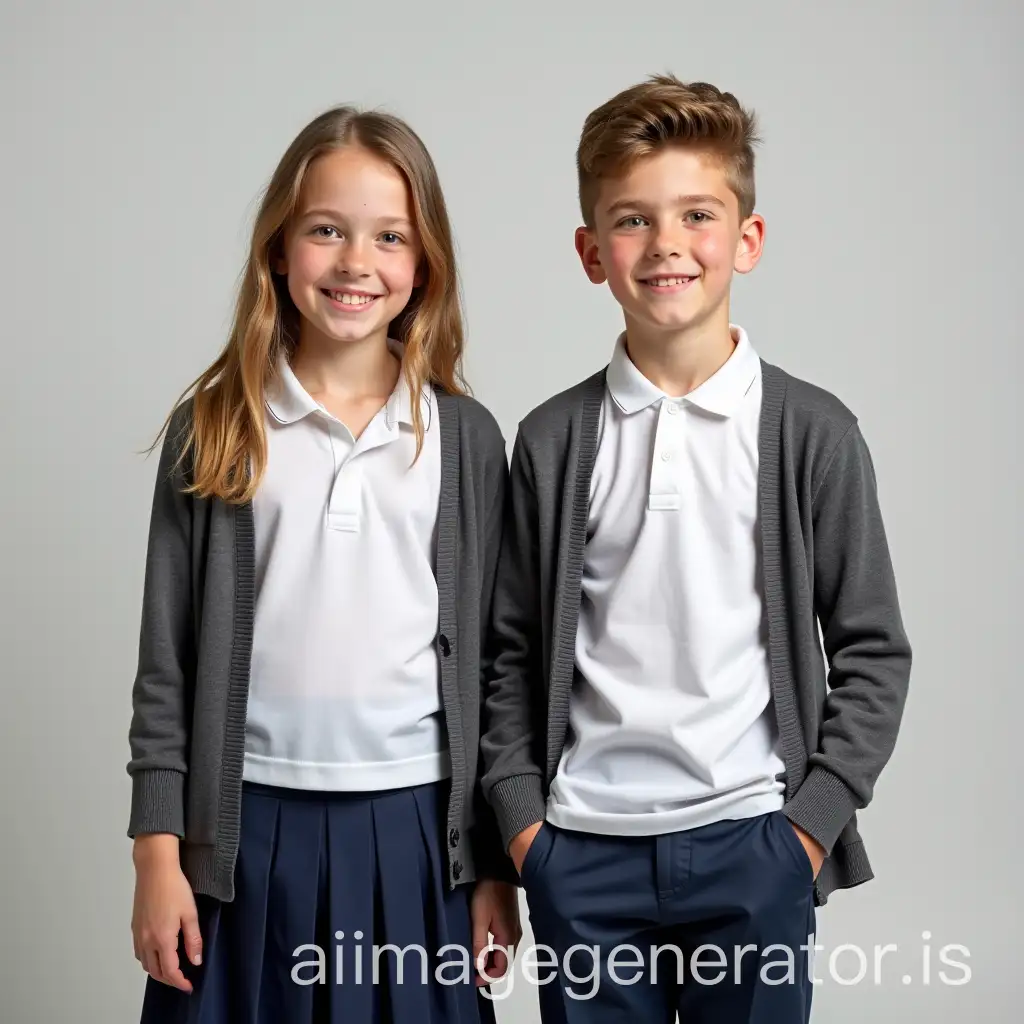 Teen-Boy-and-Girl-in-School-Uniforms-with-Charcoal-Gray-Cardigans