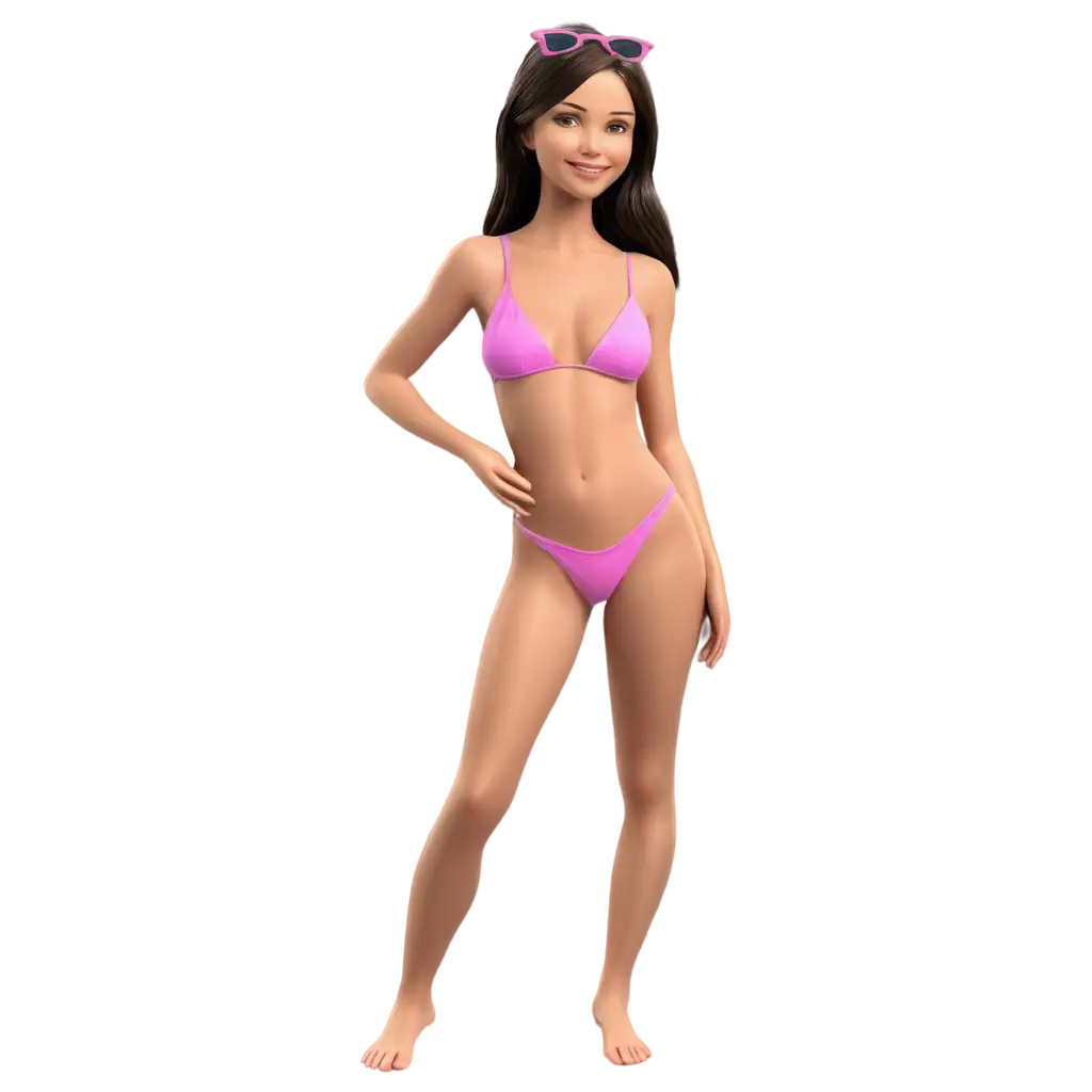 Photorealistic-PNG-Image-of-a-Teen-Girl-in-a-Bikini-HighQuality-Versatile-Visual-Asset