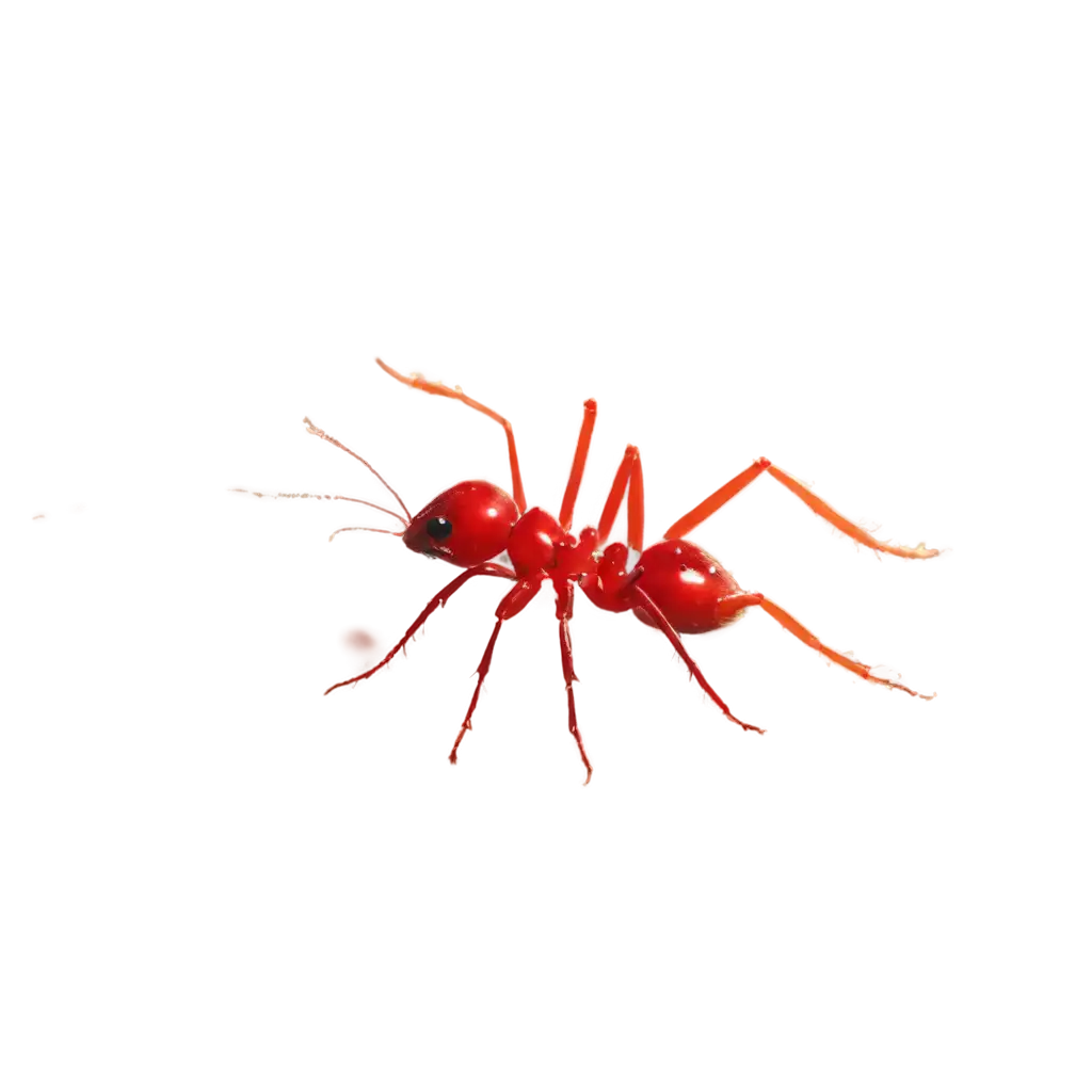 tiny red ant