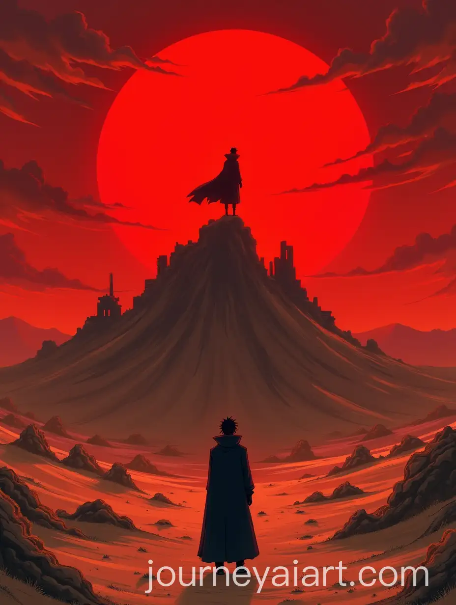 Epic-Desert-ConfrontAI-Art-Prompt-Expansionation-Between-Kazuki-and-Itachi-Uchiha-at-Sunset