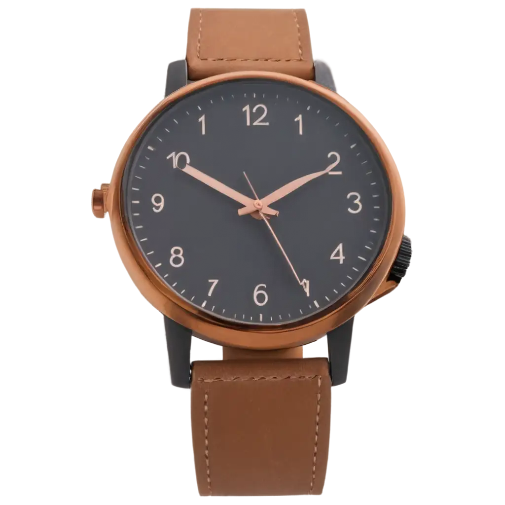 Light-Brown-Folding-Hand-Watch-PNG-for-Versatile-Design-Applications