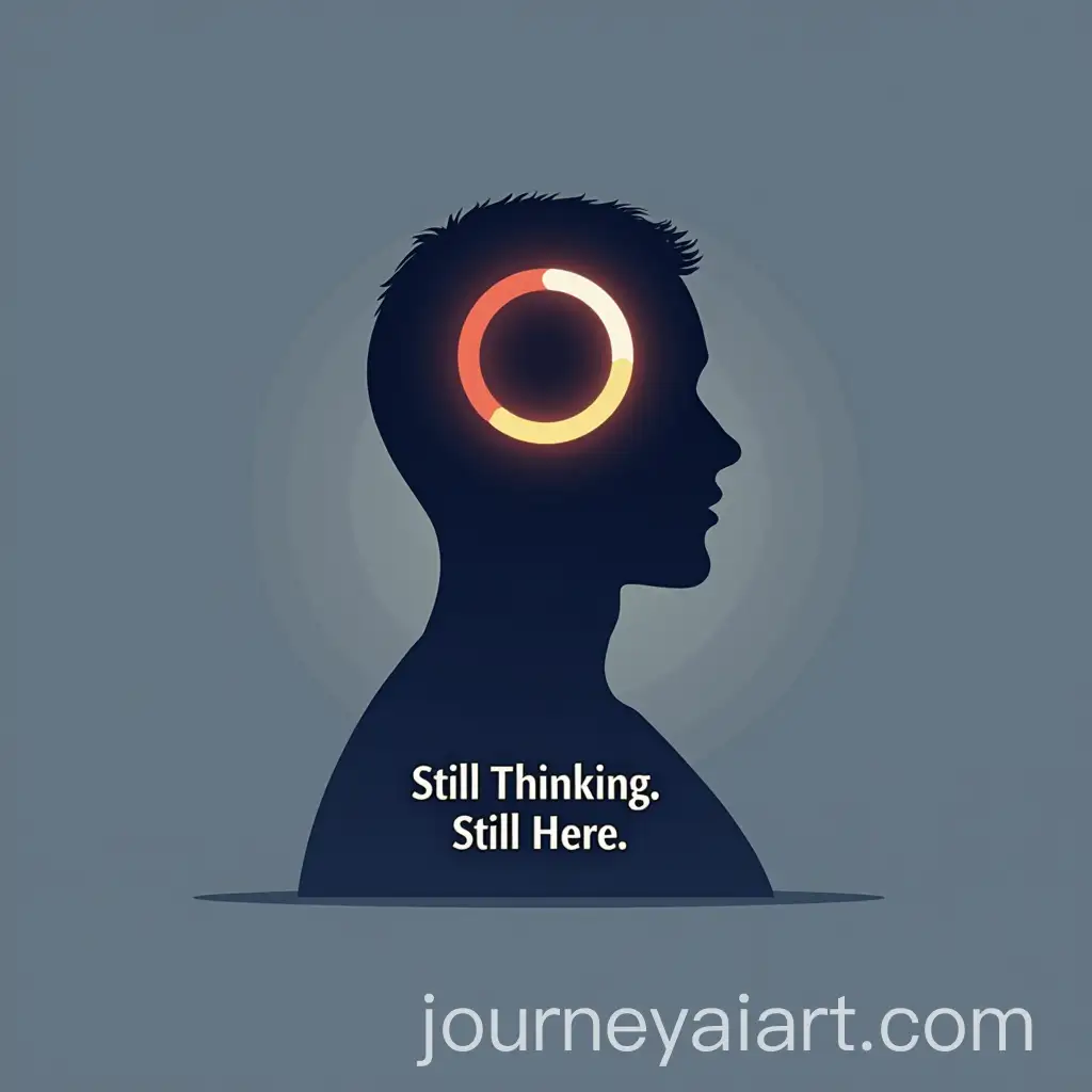 Flat-Illustration-of-Human-SilhouetteAI-Art-Prompt-Expansion-with-Glowing-Loading-Spinner-for-Aphasia-Awareness