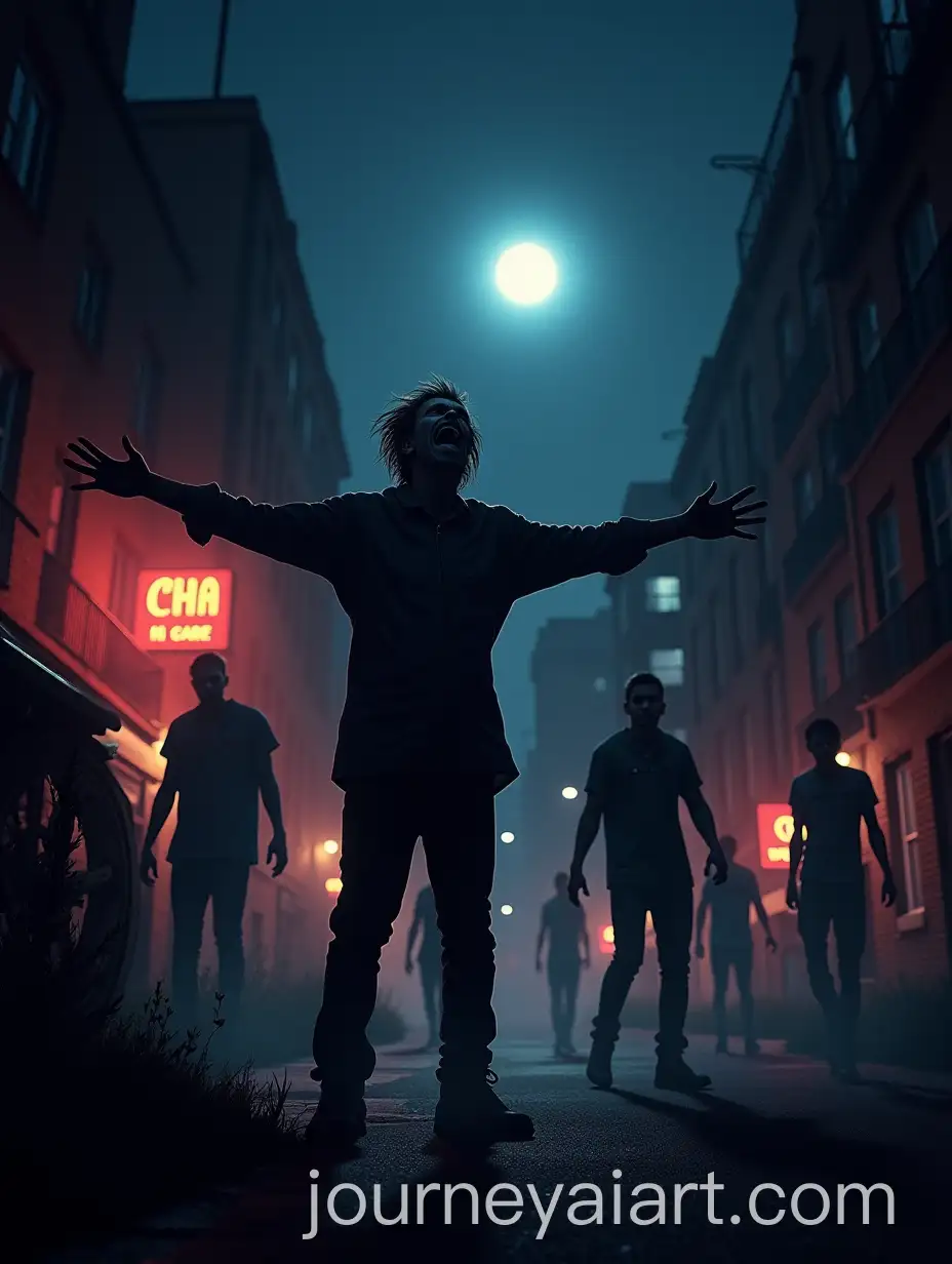 Zombies-Roaming-a-Night-Cityscape