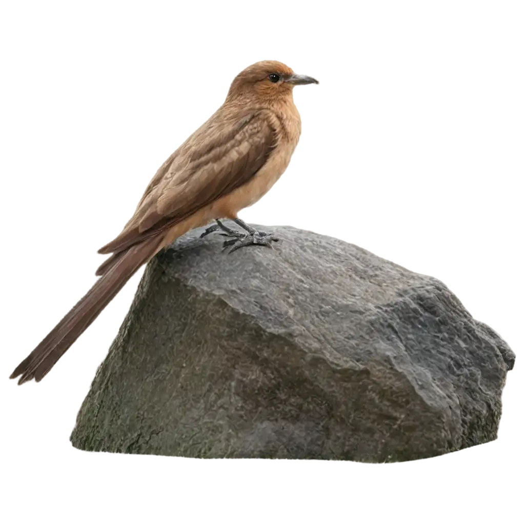 HighQuality-PNG-of-a-Bird-Sitting-on-a-Rock-for-Stunning-Visuals