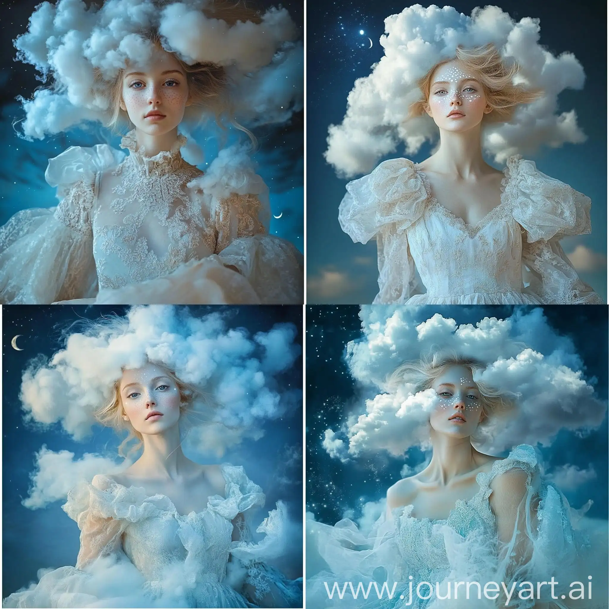 Cloud-Woman-with-Sky-Blue-Eyes-in-Greek-Style-Dress