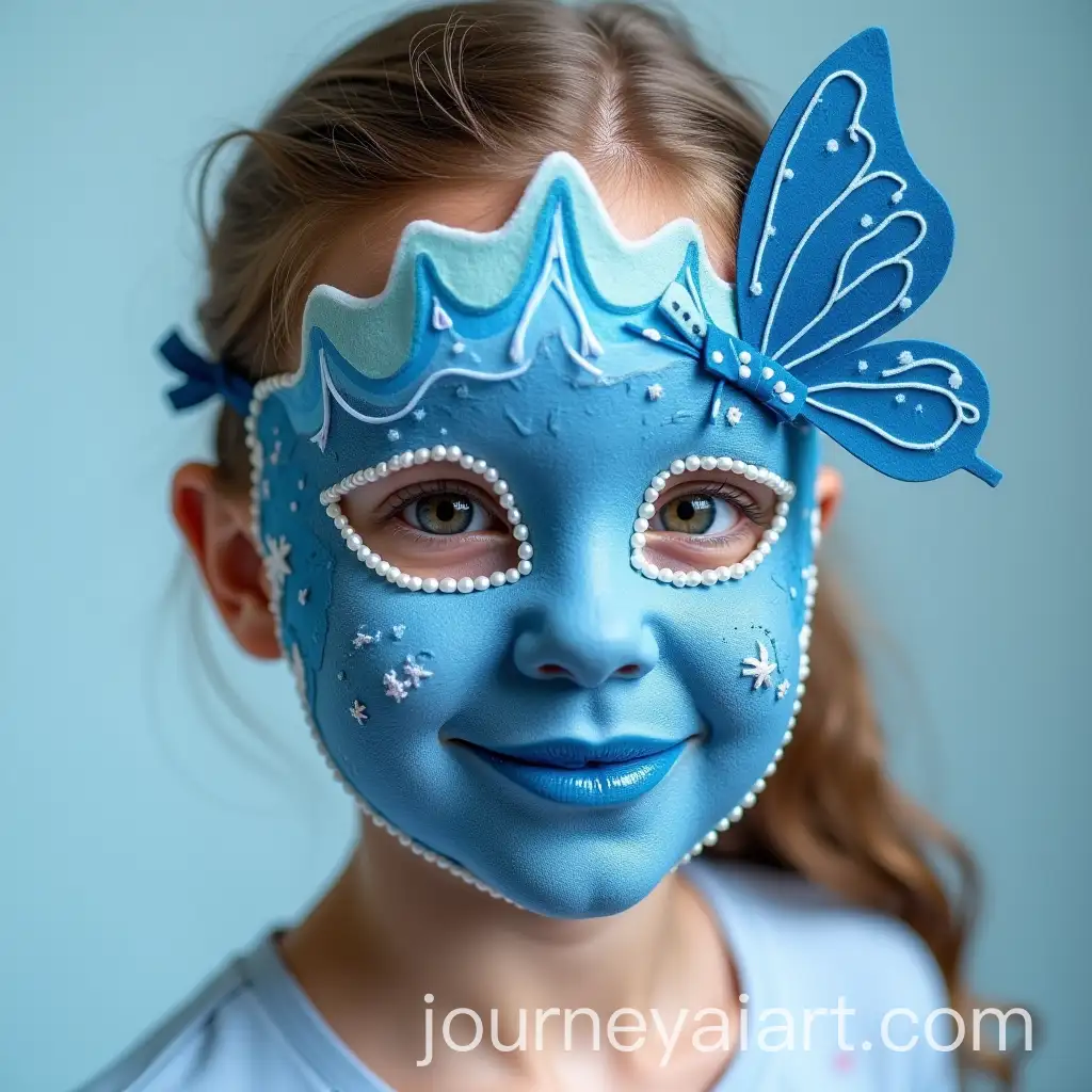 Fashionable-Face-Mask-with-Butterfly-and-Ocean-Design