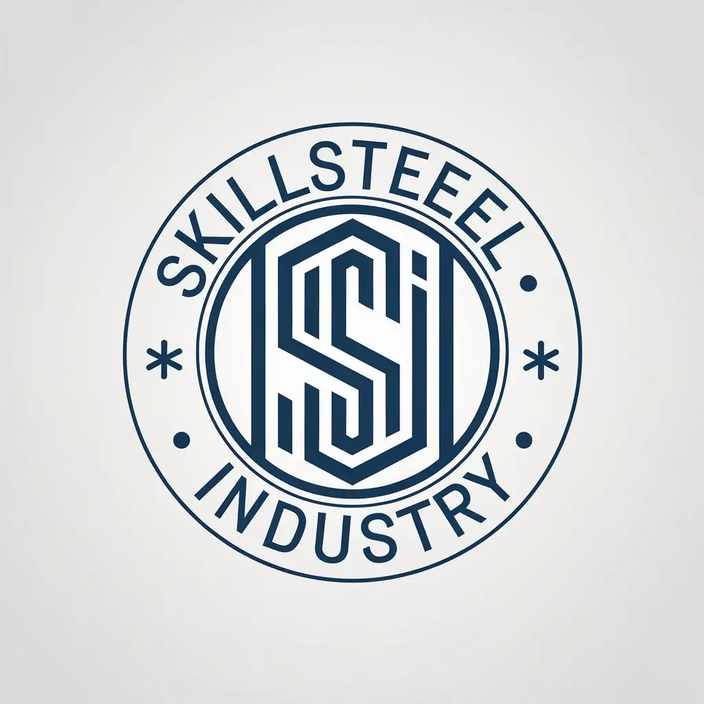 LOGO-Design-for-SkillSteelIndustry-SSI-Symbol-with-Modern-Vector-Aesthetics