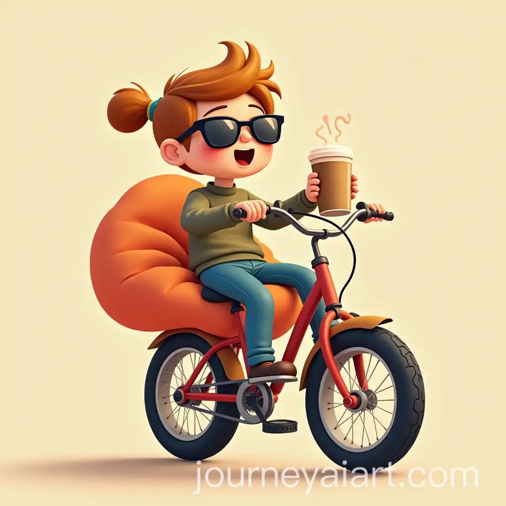 Cartoon-Character-Riding-a-Bike-with-SunglassesAI-Art-Prompt-Expansion-Enjoying-Chai