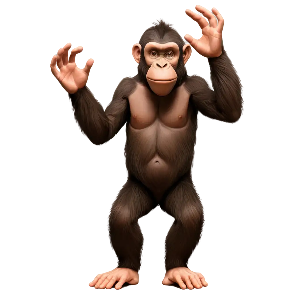 HighQuality-Ape-Cartoon-PNG-Image-for-Versatile-Digital-Use