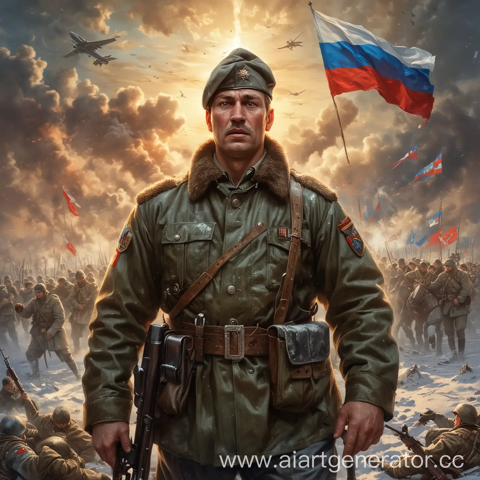 Russian-Military-Celebration-on-Day-of-Defense-of-the-Fatherland-February-23