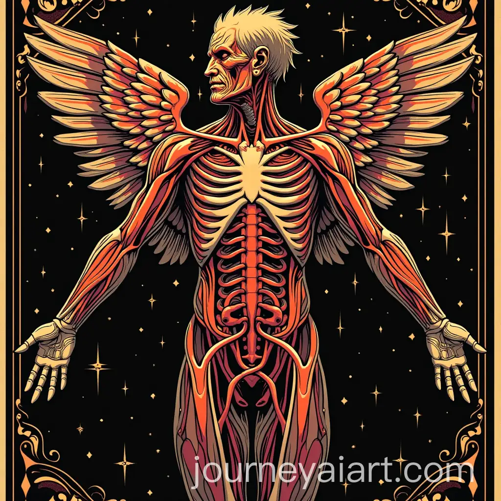 Luxury-Art-Poster-Featuring-the-Nervus-Vagus-Nerve-in-Detailed-Anatomical-Style