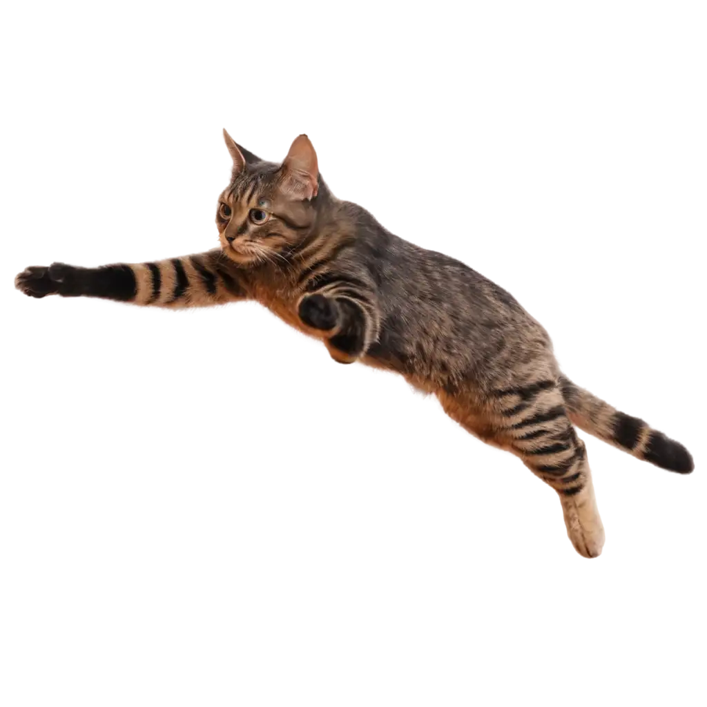 Flying-Cat-PNG-Image-Perfect-for-Transparent-and-HighQuality-Visuals