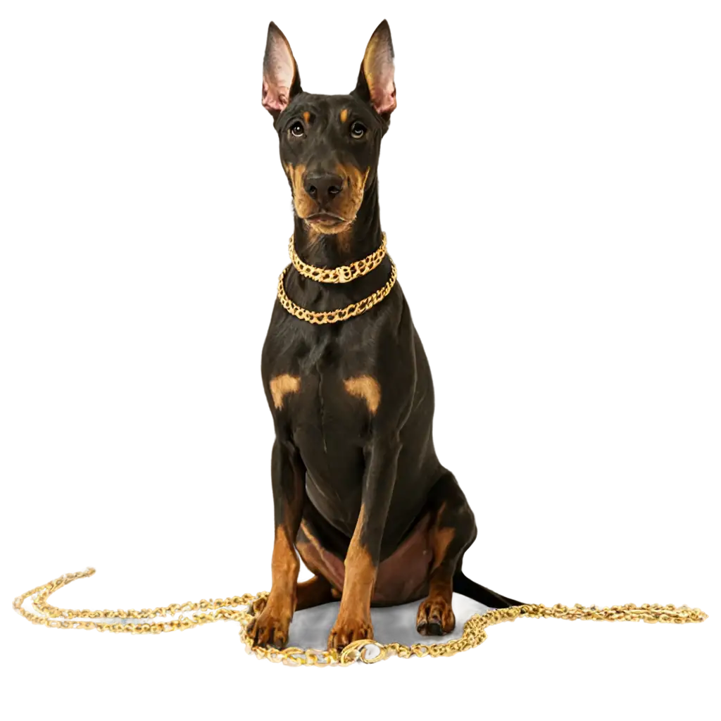 HighQuality-PNG-Image-of-Two-Doberman-Dogs-with-Gold-Chains