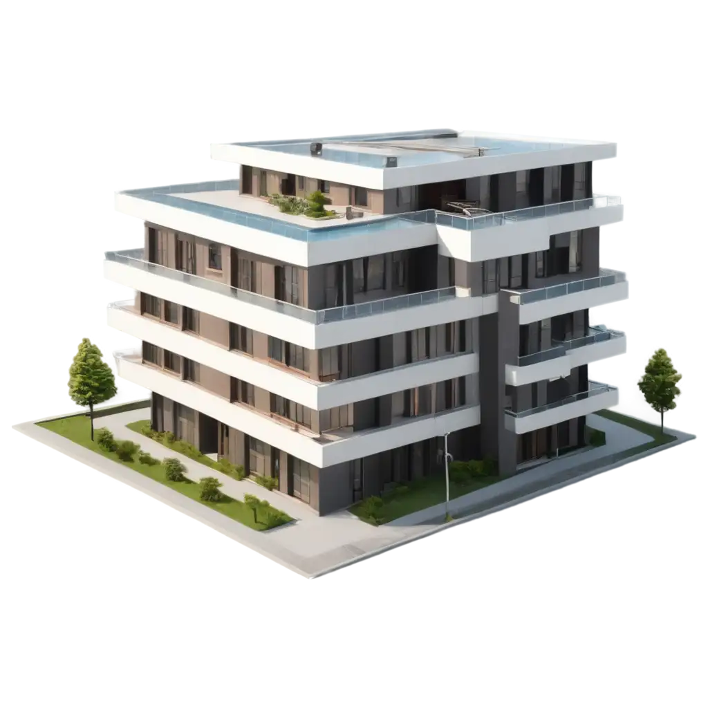 HighQuality-PNG-of-a-HyperRealistic-Birds-Eye-View-Apartment-Building-with-Flat-Roof