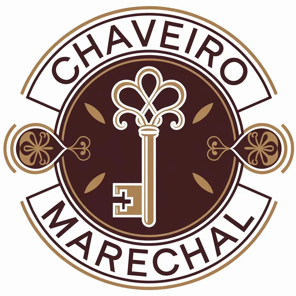 LOGO Design for Chaveiro Marechal Vector Key Symbol for Retail Industry