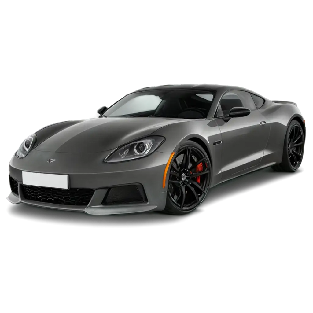 HighDefinition-PNG-Image-of-a-Sleek-Grey-or-Black-Sports-Car