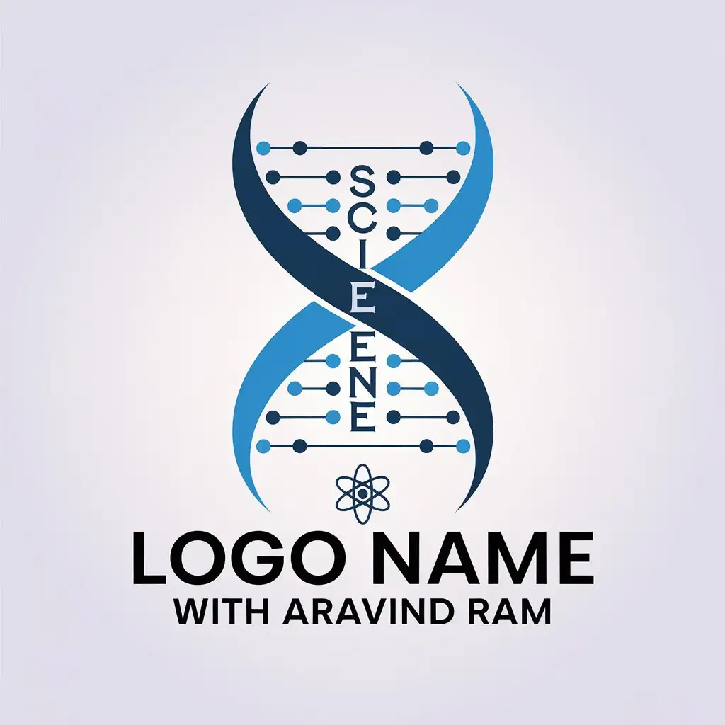 LOGO Design for Aravind Ram ScienceInspired Vector with Clear Background