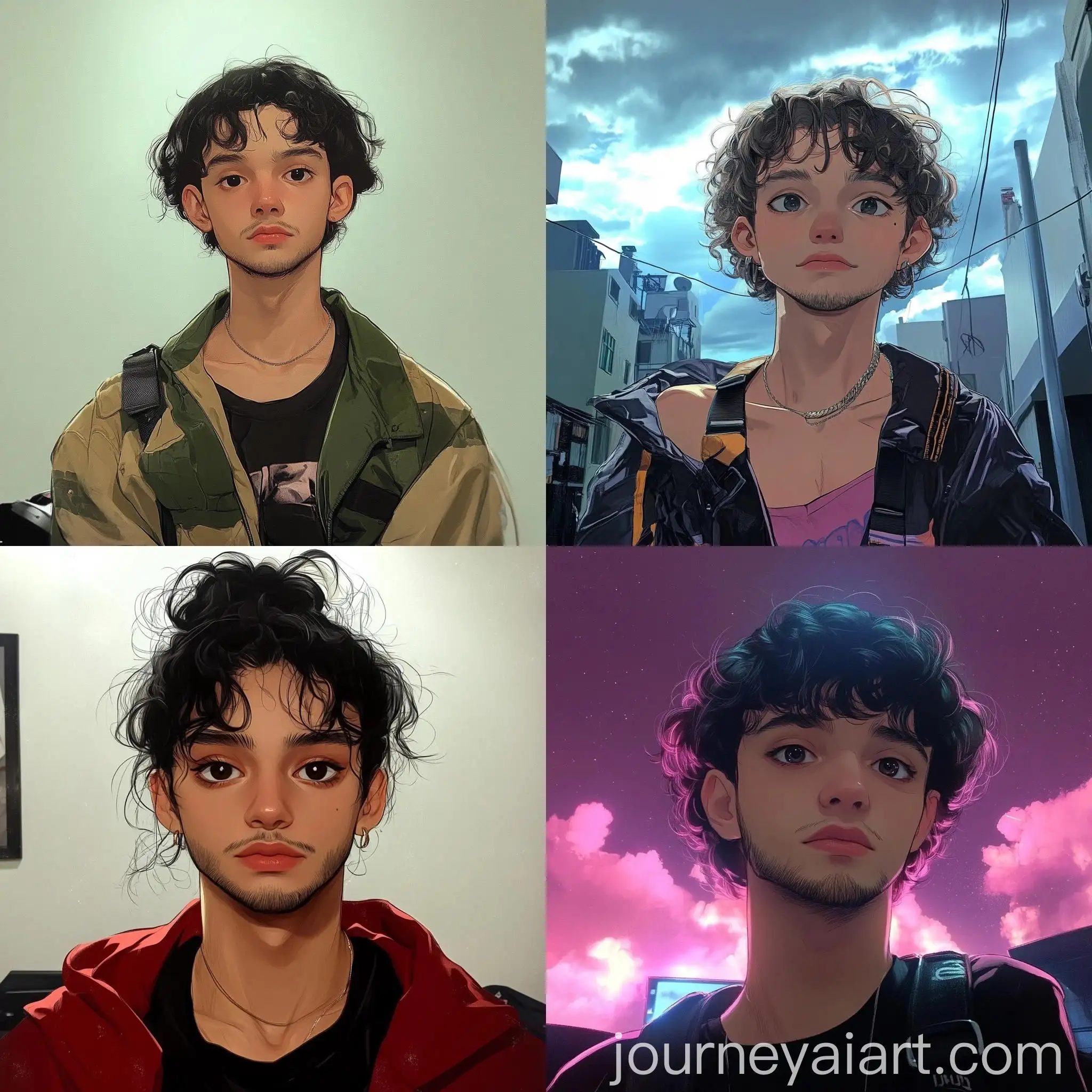 Anime-Style-Girl-with-Umbrella-in-Rainy-City