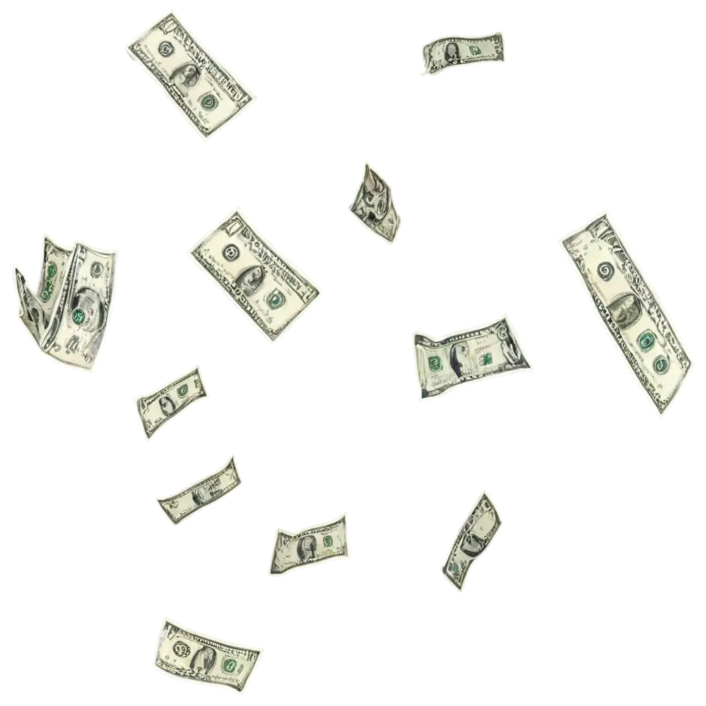 money is flying stickers
