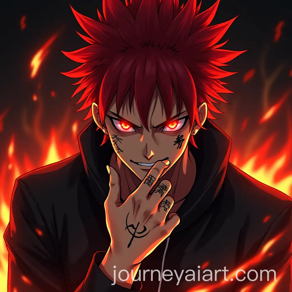 Intense-Sukuna-Artwork-with-Crimson-Hair-and-Cursed-Tattoos