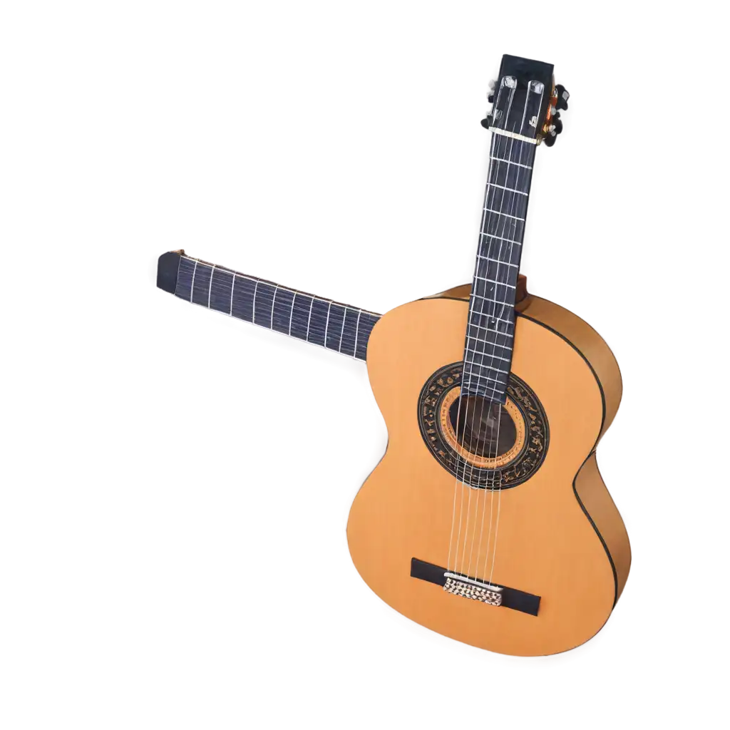 Classical-Guitar-PNG-Image-for-Creative-Projects-HighQuality-and-Versatile