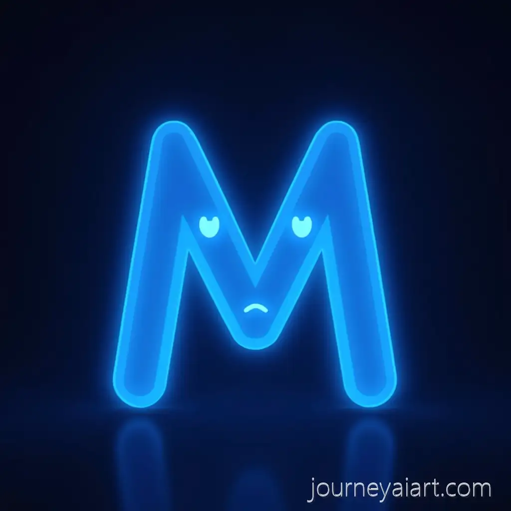 AnimeStyle-Avatar-with-Glowing-Neon-AI-Image-Prompt-ExpansionM-Head-for-Tech-Logo