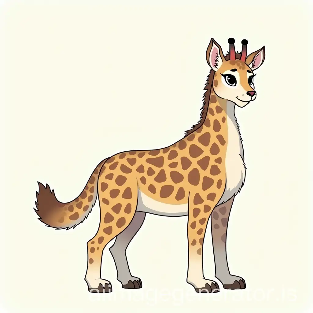 Hybrid-Animal-Featuring-Jaguar-Husky-and-Giraffe-Traits