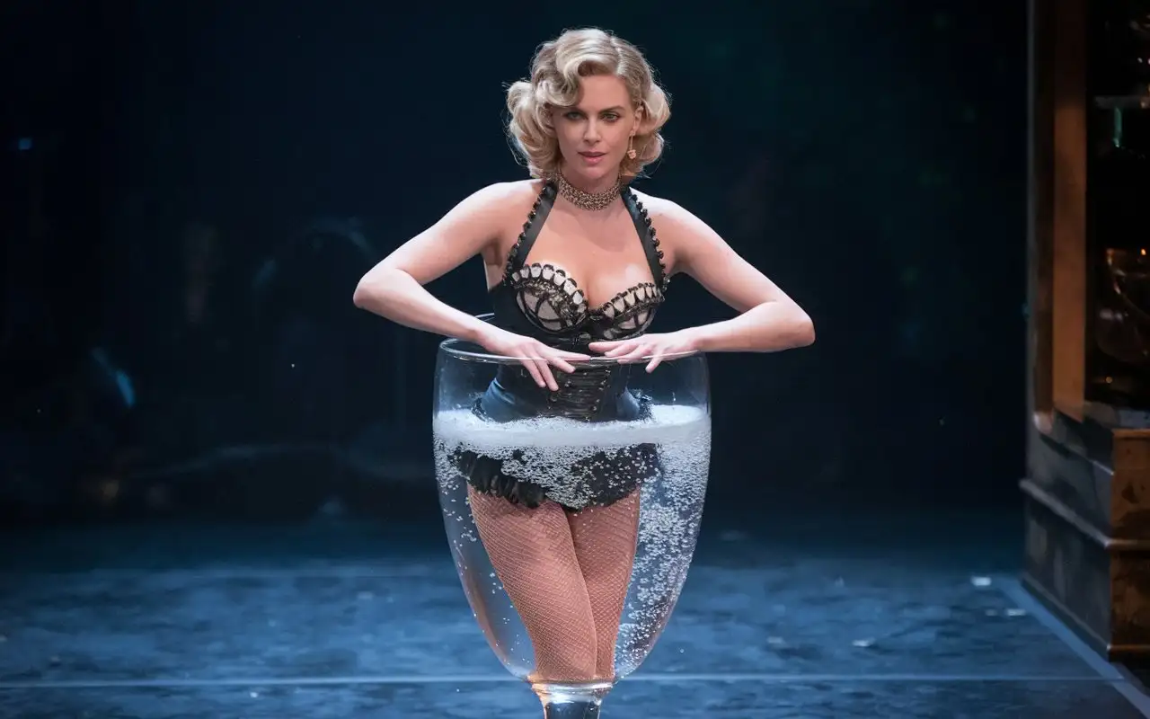 Charlize-Theron-as-Burlesque-Dancer-in-Giant-Champagne-Glass-Bath