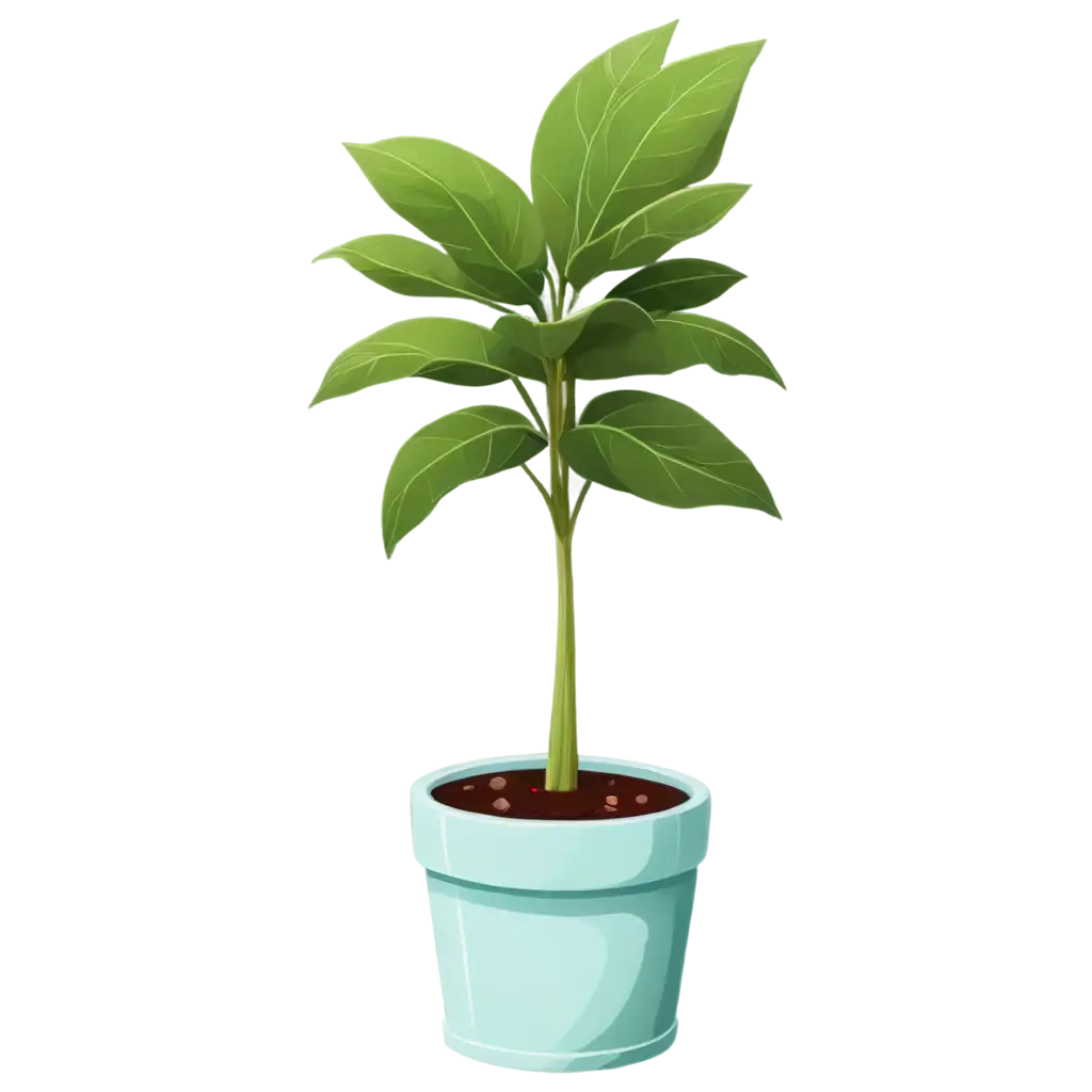 Cartoon-Style-Houseplant-in-a-Pot-PNG-Image-for-Creative-and-Web-Use