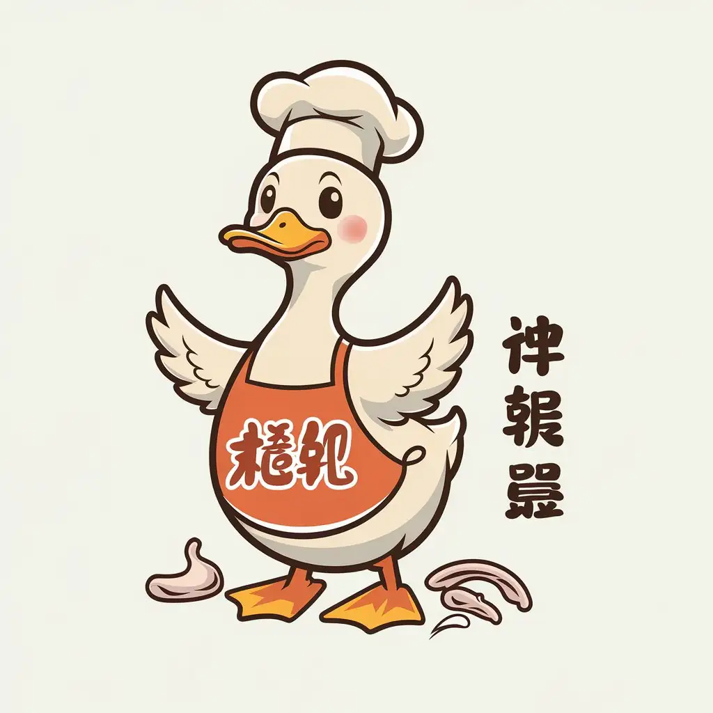 LOGO-Design-for-Duck-Shop-Cheerful-Duck-Chef-Theme-with-Vibrant-Colors