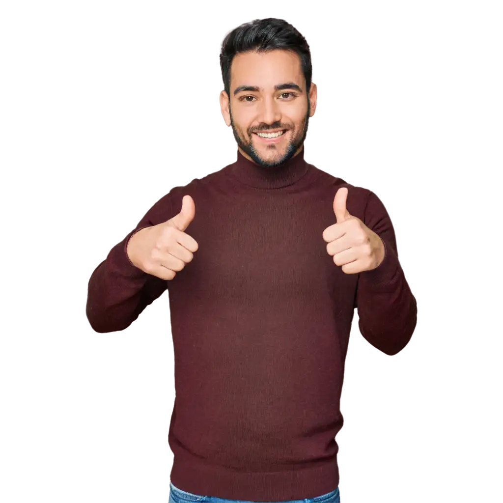 PNG-Image-of-a-Good-Single-Man-Showing-Thumbs-Up-Enhance-Online-Presence