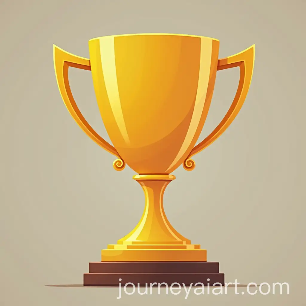 Gold-Trophy-Illustrating-Victory