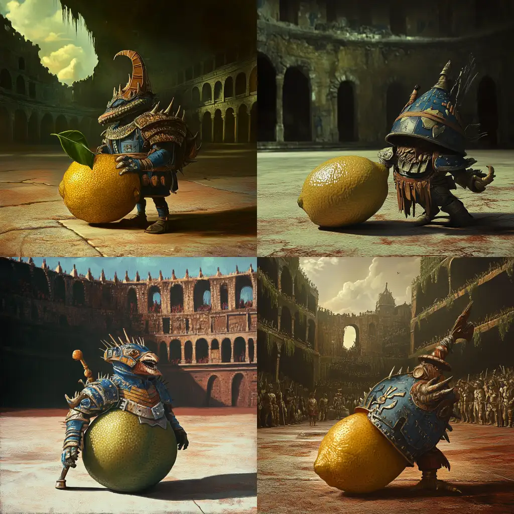 Green-Lemon-in-an-Arena-with-a-Violent-Atmosphere