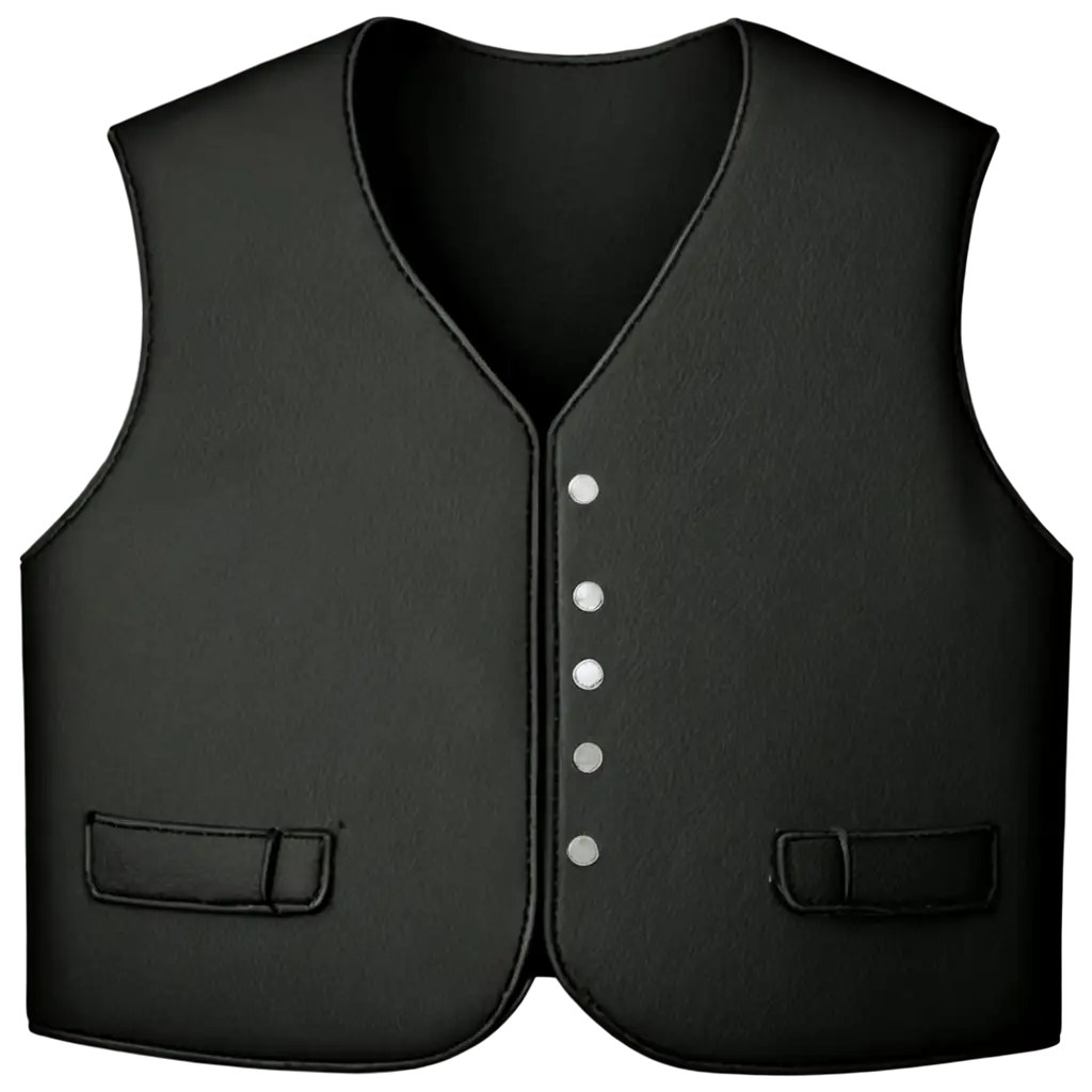 Leather-Vest-PNG-Icons-HighQuality-Transparent-Design-for-Versatile-Use