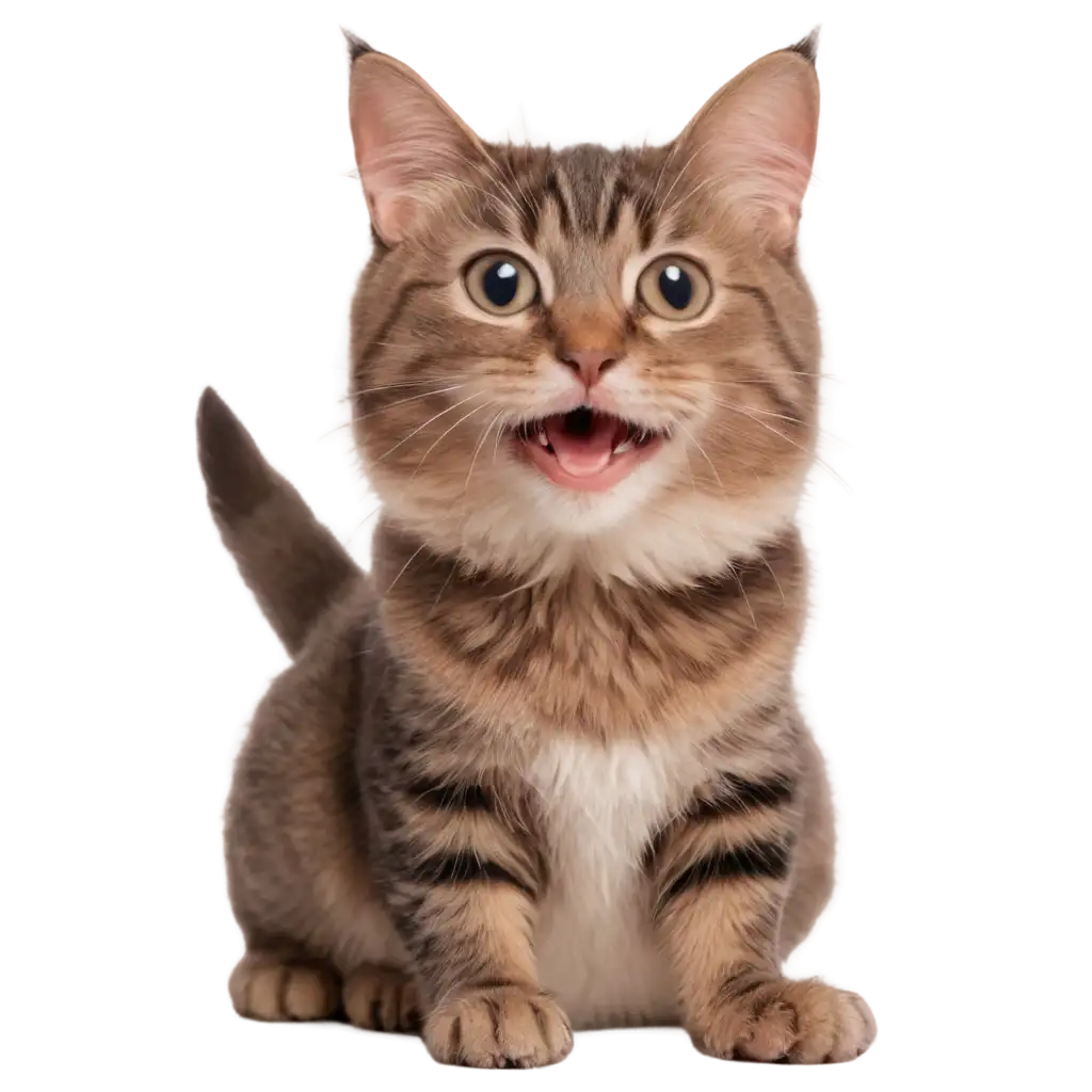 A-Happy-Cat-PNG-Delightful-Feline-Artwork-for-Online-Enjoyment