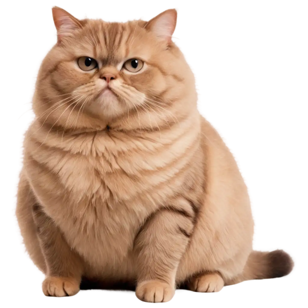 Adorable-PNG-Image-of-Cute-Fat-Cats-Enhance-Your-Online-Content-with-HighQuality-Visuals