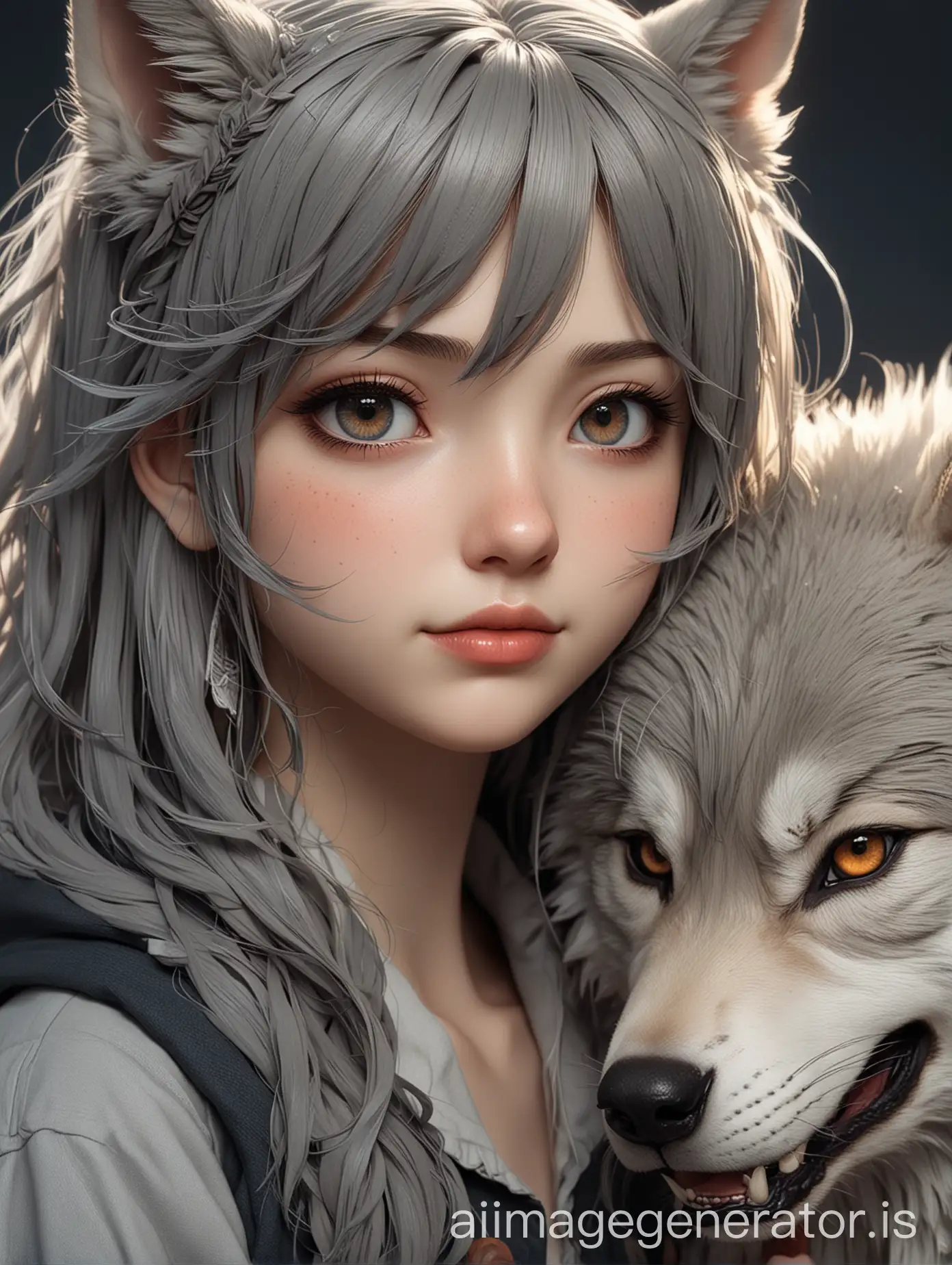 Anime-Girl-with-Detailed-Wolf-Companion